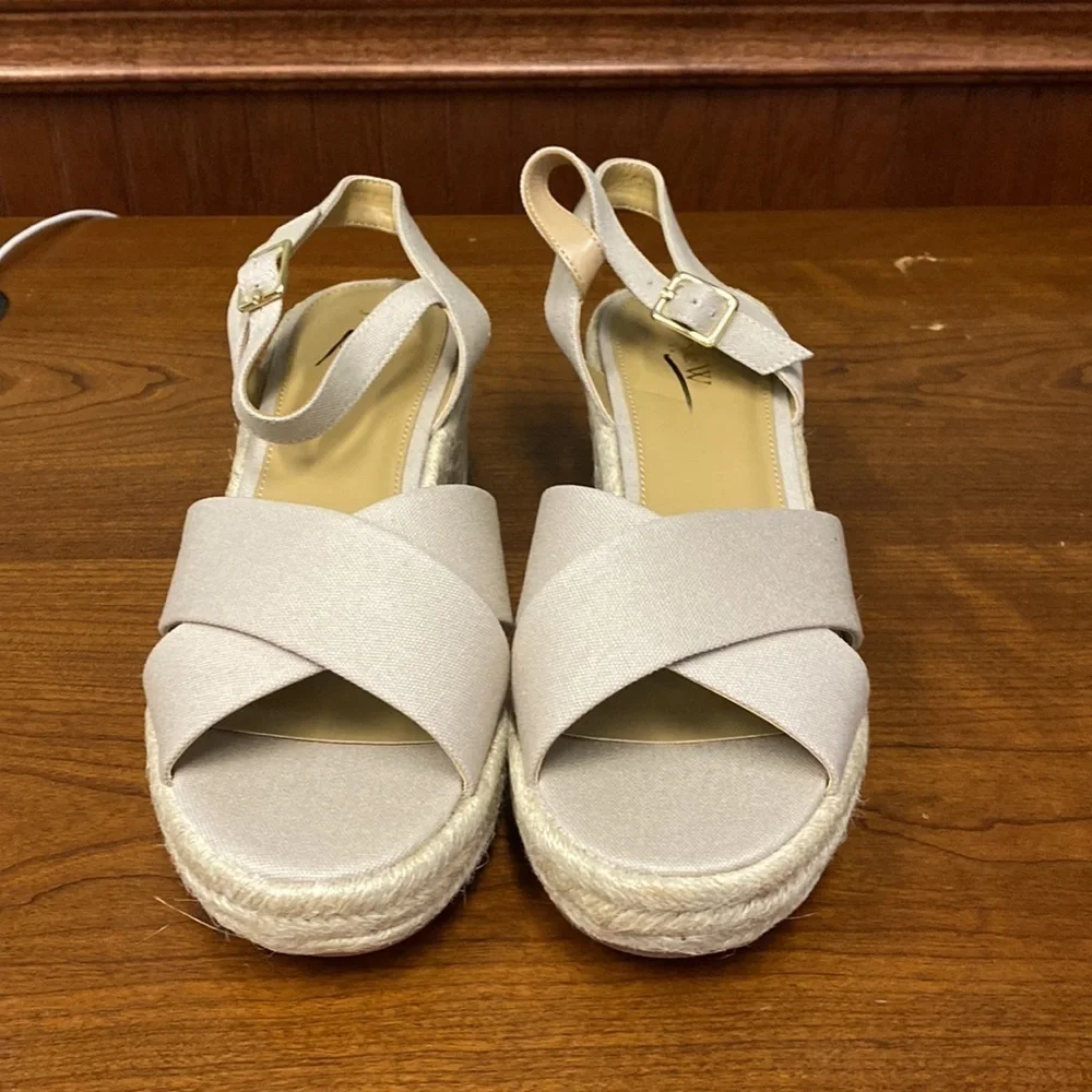 J Crew Platform espadrille sandals BN857